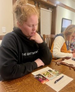 Student Pondering Cards